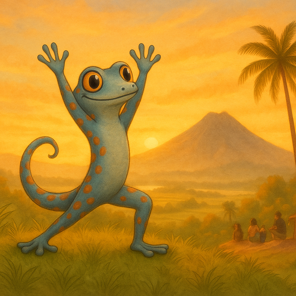 gecko pose gecko pose